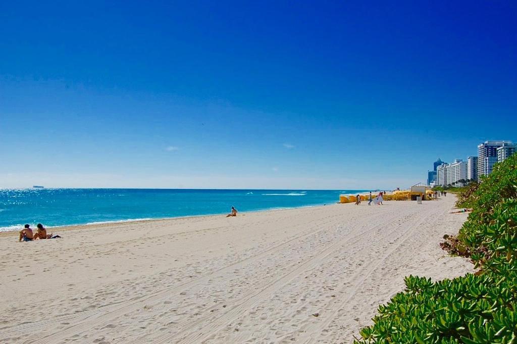 Directly On The Beach With Pool & Parking Miami Beach Ngoại thất bức ảnh